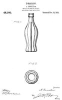 Original Coke bottle design patent